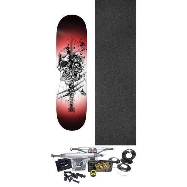 Deathwish Skateboards Pedro Delfino Whiplash Skateboard Deck - 8.5" x 32" - Complete Skateboard Bundle